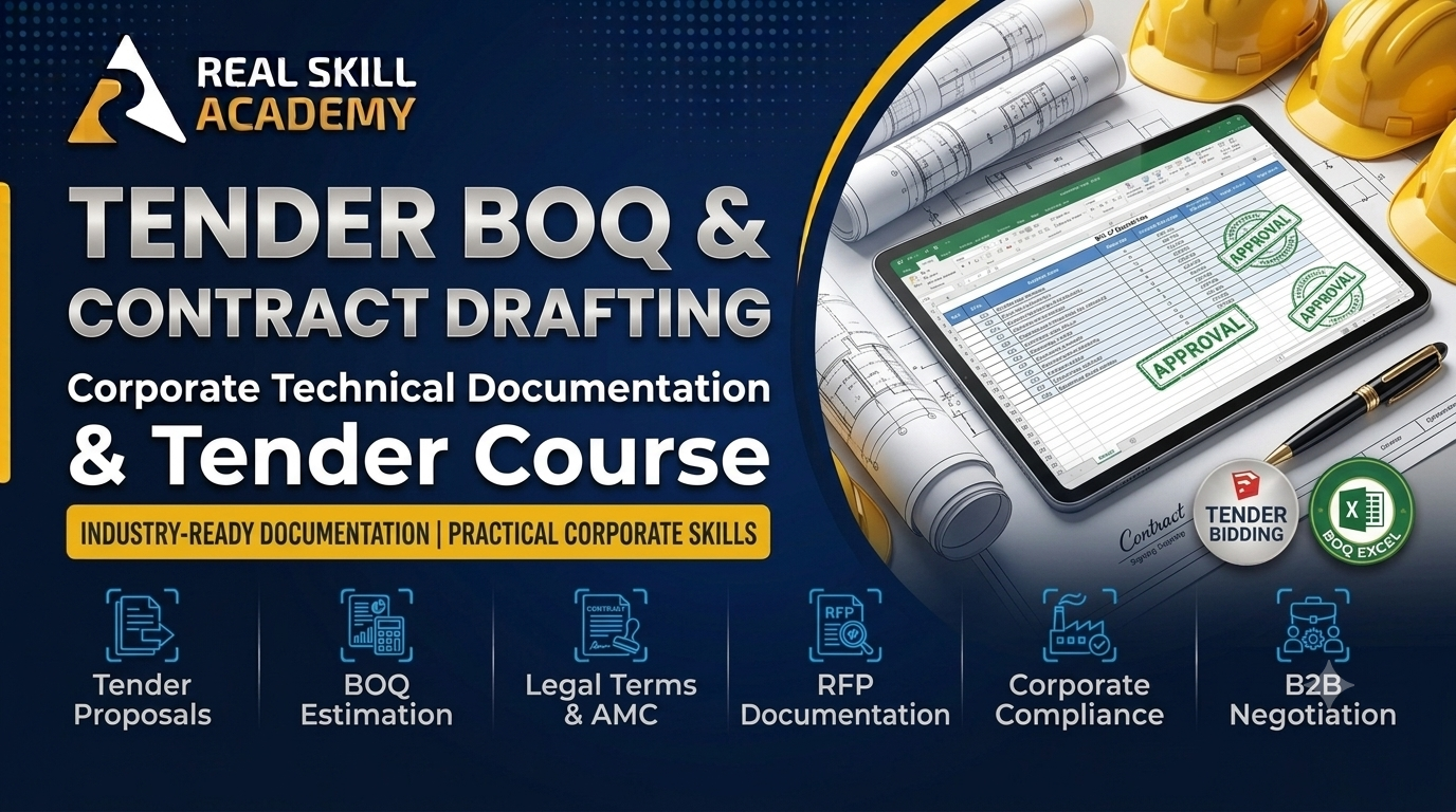 Corporate Technical Documentation, Tender BOQ & Contract Drafting