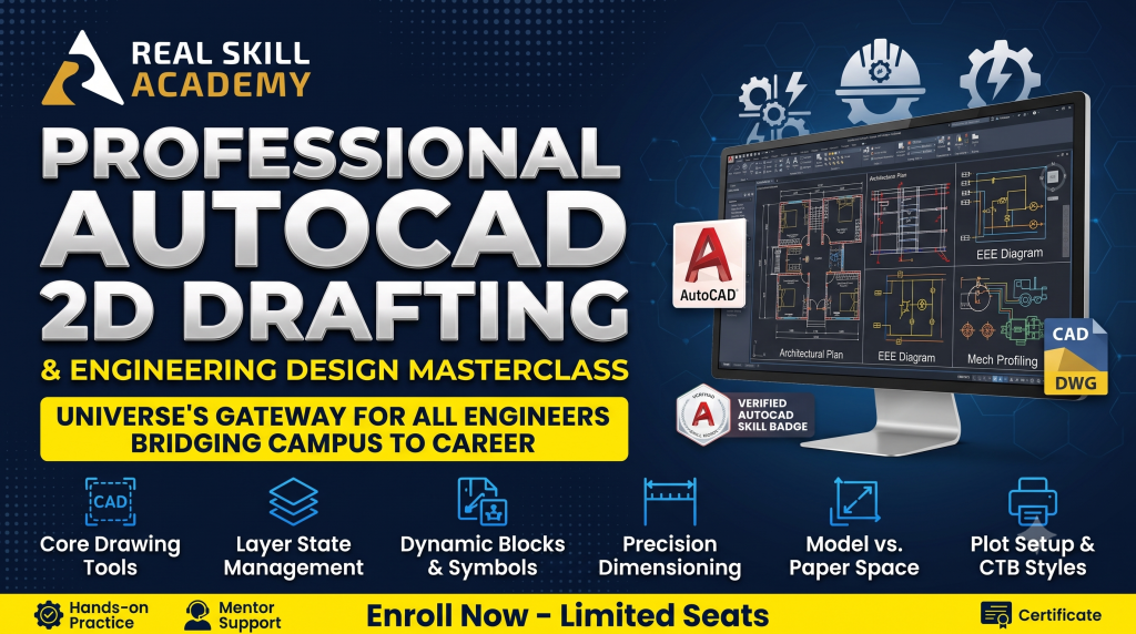 Professional AutoCAD 2D Drafting & Engineering Design